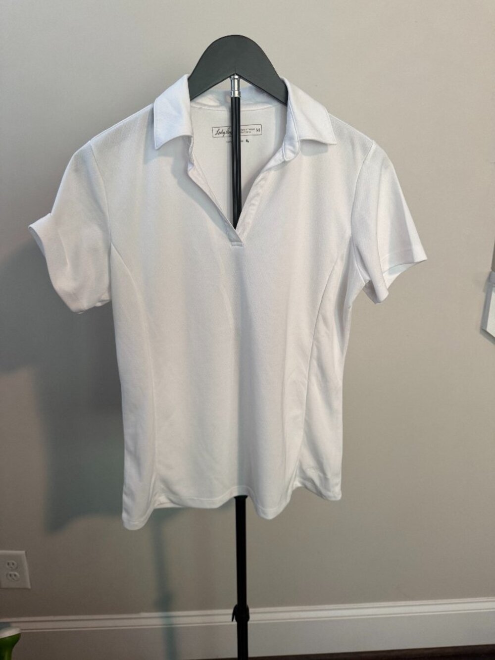 Lady Hagen White Golf Shirt Size Medium